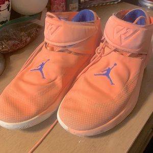Jordan “Why not?” Zer0.1 shoes- Coral and Blue